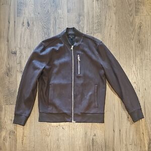 Banana Republic Dark Brown Bomber Jacket